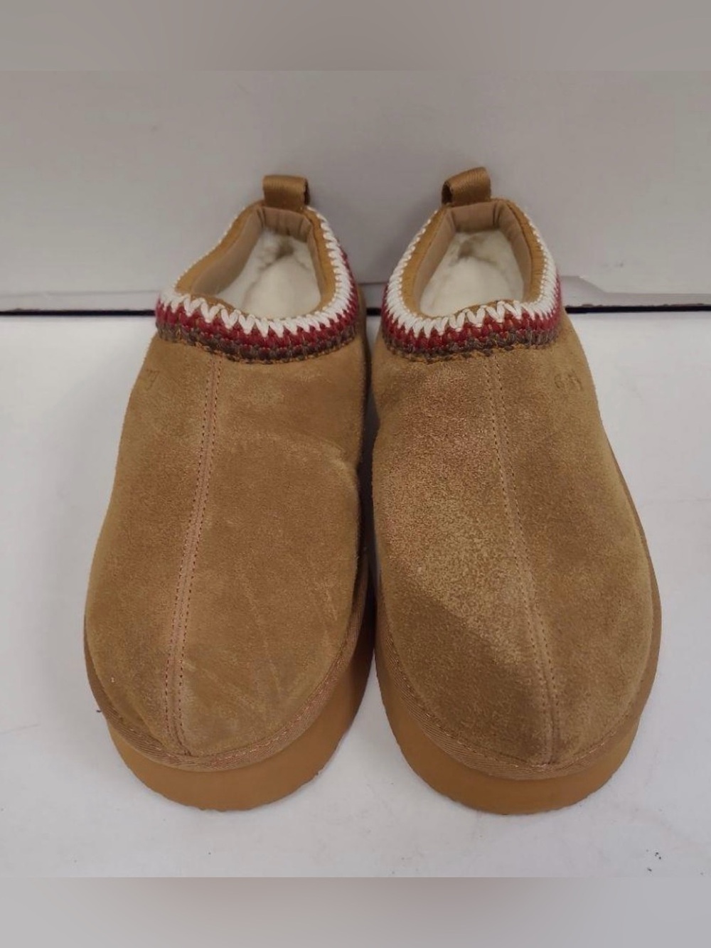 Fitory - NWOT - Cozy Suede Slip-On Mules in Tan -